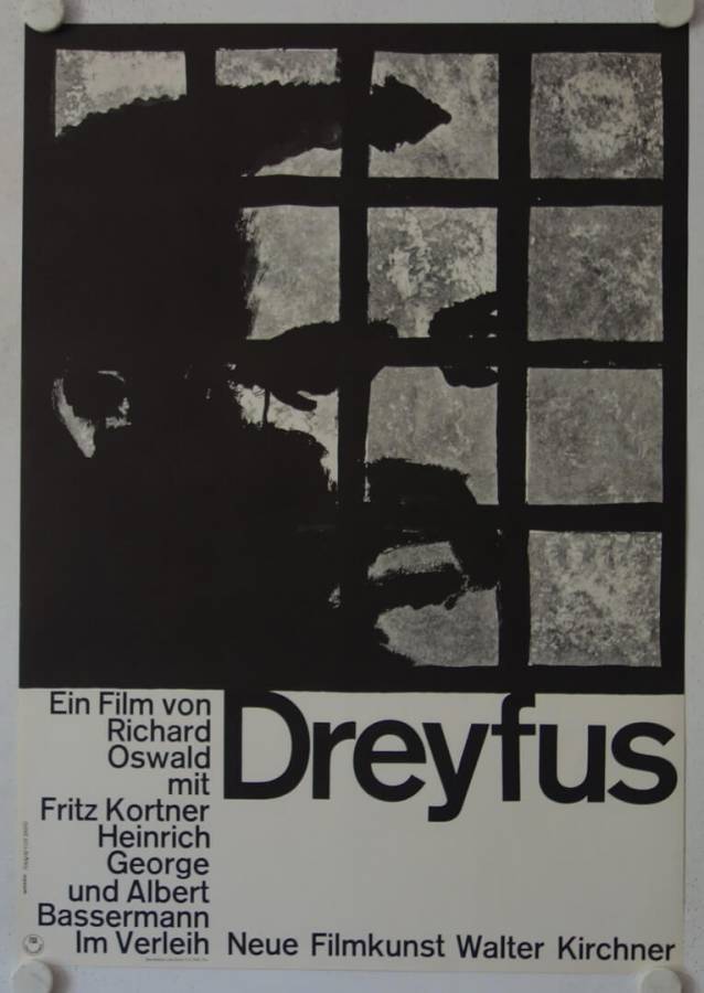 Dreyfus originales deutsches Filmplakat (R60s)